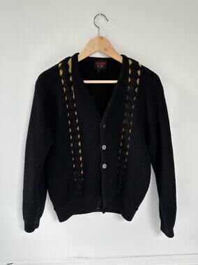 Vintage 1970s Tarleton 100% Wool Cardigan Sweater Women's Small